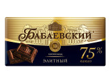 Hořká čokoláda Babaevsky Elitný 75g