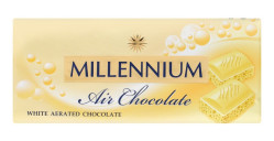 Biela bublinková čokoláda Millennium 90g