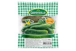 Uhorky solené bez nálevu 400 g Grinvil