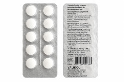 VALIDOL 10 tabliet 7,8g