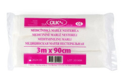 Nesterilné krytie z gázy 3mx90cm OLKO