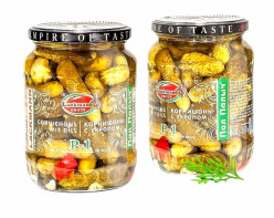 Kornišóny P‑1 s kôprom 720ml Lackmann (čistá hmotnosť: 360g)