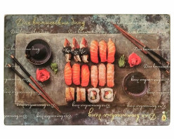 Skleněná kuchyňská deska 30×20 cm Dlya kosmičeskich bljud