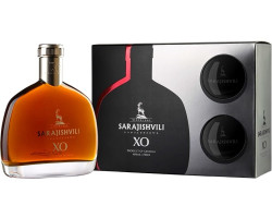 Brandy XO 0,7L 40% + 2 sklenice Sarajishvili 