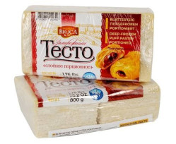 Mrazené lístkové cesto porcie 800g
