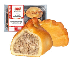 Mrazené pirohy s mäsom (bravčové a hovädzie), 4 ks Lackmann