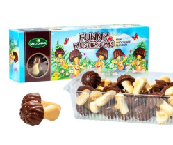 Jemné sušienky Hubičky s čokoládovou príchuťou 170g Miltonas