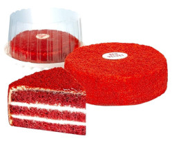 Tort Red Velvet s čerešňovým piškótom a krémom zo smotany a mascarpone 950g Vatsak
