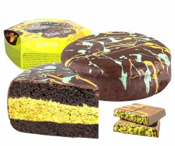 Torta Dubajská s čokoládovou príchuťou a pistáciovou náplňou 770g Vatsak