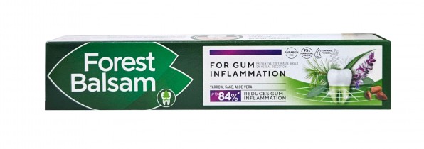 detail Zubná pasta s extraktmi zo šalvie a aloe 75 ml FOREST BALSAM