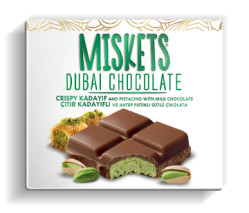 Dubajská čokoláda s pistáciami 100g MISKETS