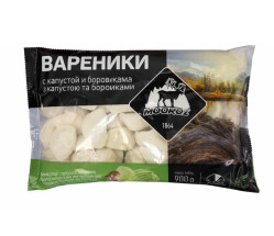 Vareniky s kapustou a hubami 900 g Mooroz