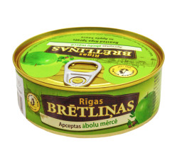 Šproty smažené v jablečné omačce 168g Brivais Vilnis