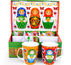 Nabor hrnků Matreška 6ks (keramika)