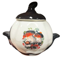 Keramický hrnec „Houby máslovky“ 0.75l