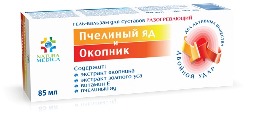 detail Gel-balzám z včelího jedu a kostivalu 85ml Natura Medica