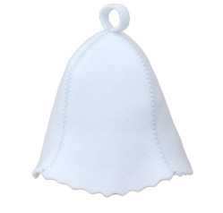 Čiapka na banju (saunu) biela