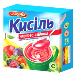 Kisel s príchuťou ovocia a lesných plodov 150 g Caramix