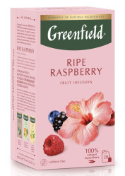 Zelený caj Ripe Raspberry 20 * 2g Greenfield
