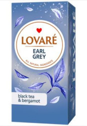 Čierny čaj Earl grey 24*2g Lovaré