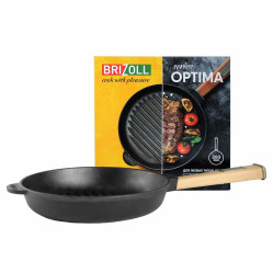 Liatinová grilovacia panvica 260mm H-4cm Brizoll