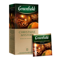 Čierny čaj Christmas Mystery 25×1,5 g Greenfield