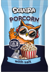 Popcorn so soľou 100g Sovora