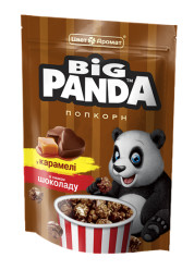 Popcorn v karameli s čokoládovou príchuťou 90g Big Panda