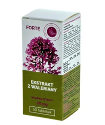 Extrakt z valeriány lekárskej 50 tbl*20 mg FORTE