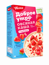 Uvelka Ovesná kaše s jahodami 5*40g