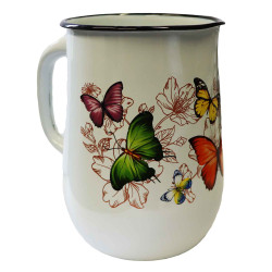Smaľovaný džbán (kuvšin) 2,5L Motýľ