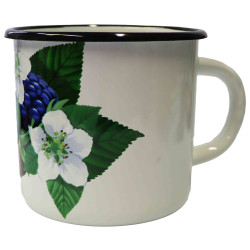 Smaltovaný hrnček Ostružina 1L