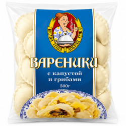 Vareniky se zelí a houbami Tchýně 500g
