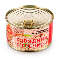 Hovädzie mäso s pohánkou 400g