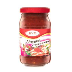 Adžika s cesnakom 212g Kum