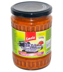 Baklažánová nátierka Jemná 540g Emela