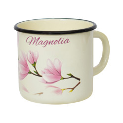 Smaltovaný hrnček 0,4L Magnolia