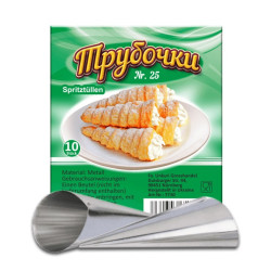Formy na trubičky 10ks N.25 (D-20)