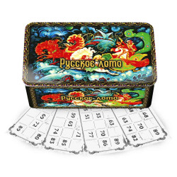 Ruské loto Palech Trojka Metal Box 