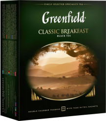 Čaj černý Klassik Breakfast 200g (100*2g) Greenfield