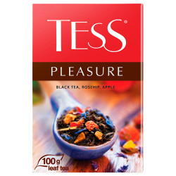 Sypaný čierny čaj Šípok a jablko 100g Tess Pleasure