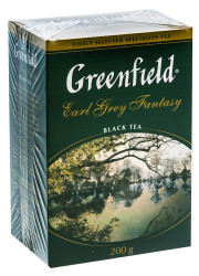 Čierny čaj sypaný Earl Grey Fantasy 200g Greenfield
