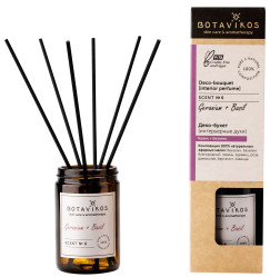 Interiérový parfém pelargónie+bazalka 100ml Botavikos