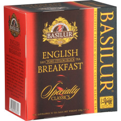 Čajlonský čierny čaj English breakfast 50*2g Basilur 