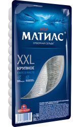 Filety sleďa v oleji XXL 300g Matias
