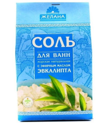 Kúpeľová soľ Eukalipt 500 g Želana