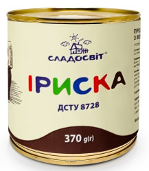 Varené kondenzované mlieko Iriska 370g Sladosvit