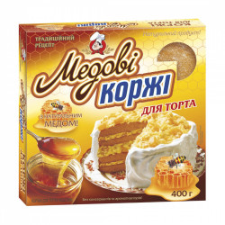 Korže na tortu Medovik 400g Kucharčuk