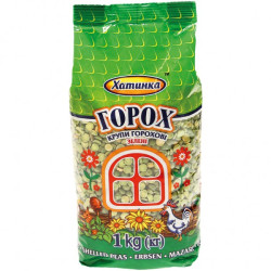 Zeleny štipane hrasok 1kg Chatinka