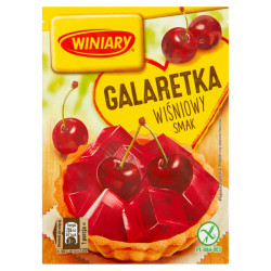 Želé s trešnovou príchuťou 75g Galaretka Winiary